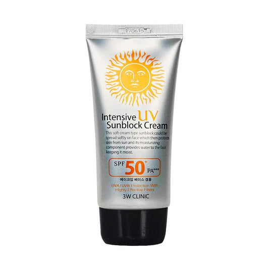3W CLINIC - Intensive UV Sun Block Cream SPF50+ PA+++ 2.4oz