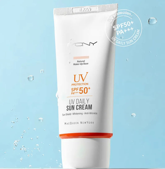 MACQUEEN - UV Daily Sun Cream (Natural Make-Up Base)